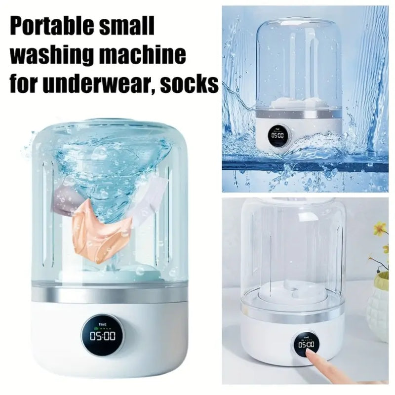 Portable Mini Washer, USB Rechargeable Cordless