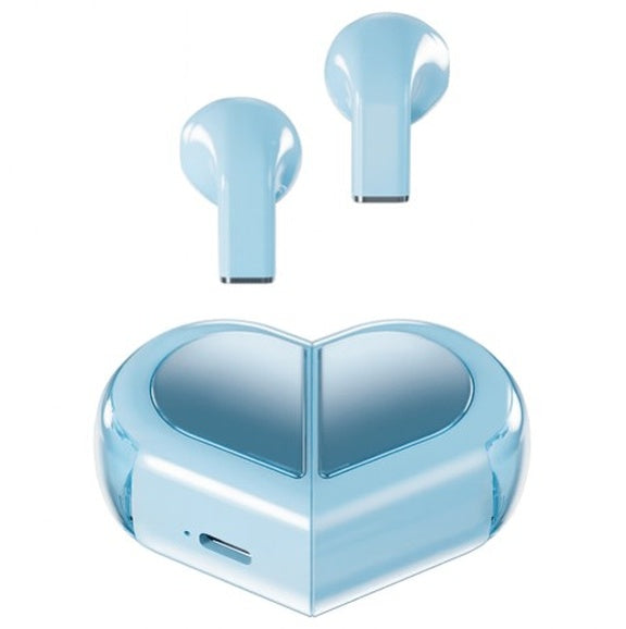 Heart-Shaped Wireless Bluetooth Earbuds