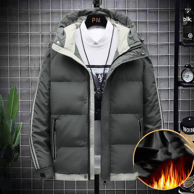 Thick Cotton-padded Hooded Men's Jacket