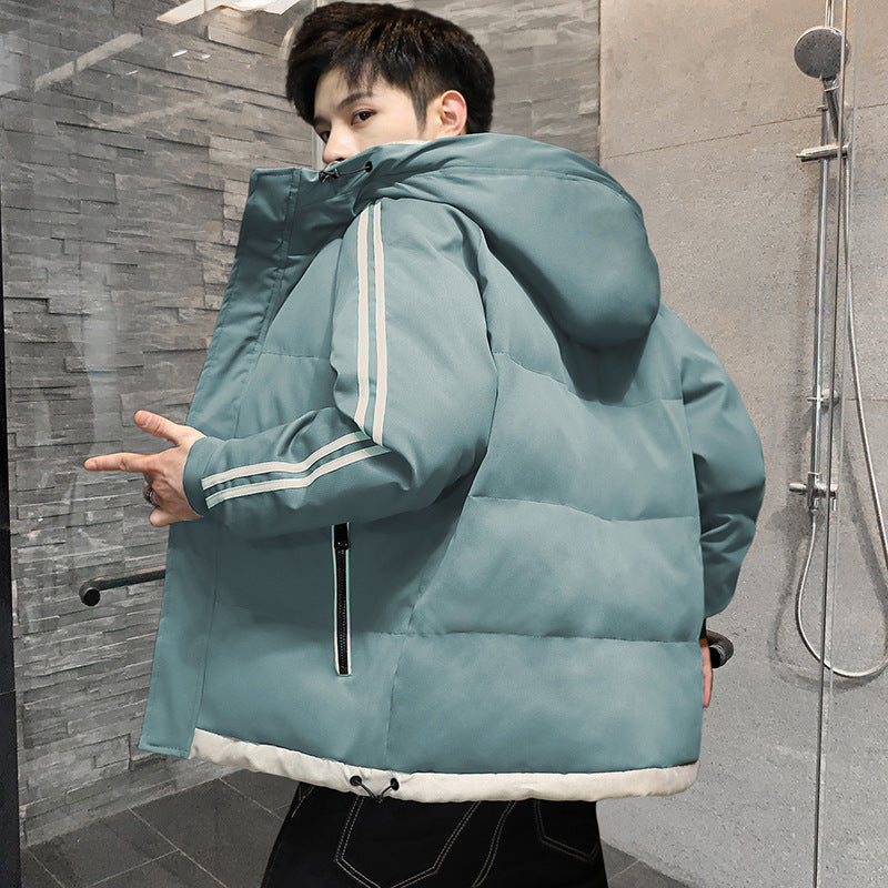Thick Cotton-padded Hooded Men's Jacket
