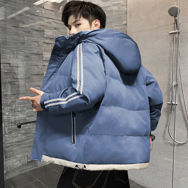Thick Cotton-padded Hooded Men's Jacket